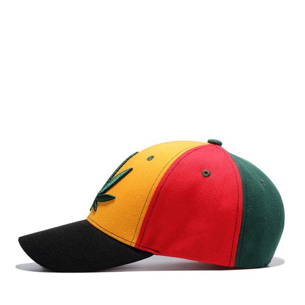 Topi Baseball Motif Daun Maple Sombrero Gaya Hip Hop Untuk Pria Dan Wanita