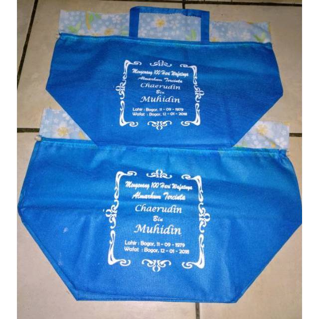 

CUSTOM TAS HAJATAN MURAH + SABLON