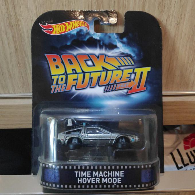 Ready Stock] Hot Wheels Back To The Future Time Machine Hover Mode Retro Entertain