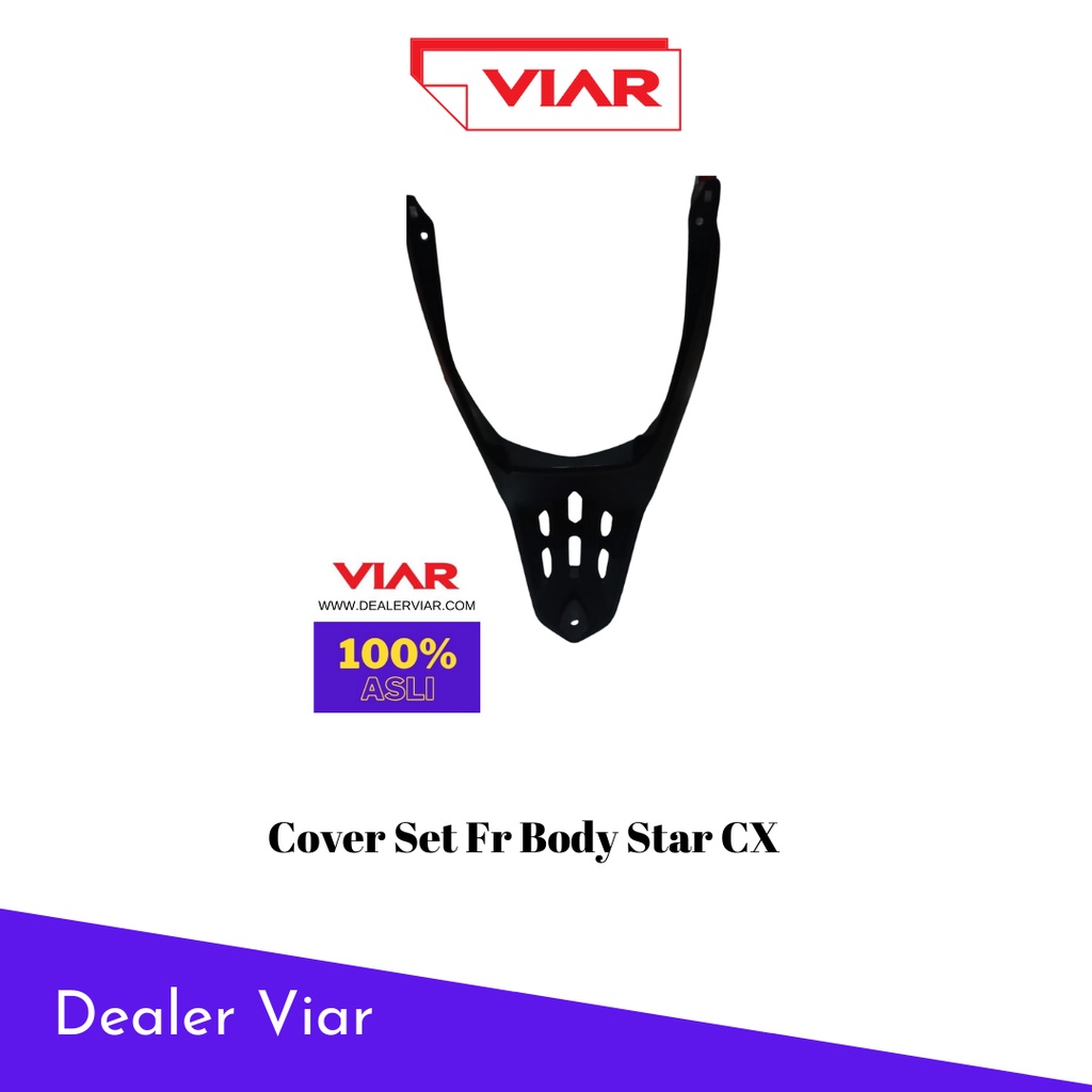 Spare Part Viar body dudukan jok STAR CX Original (cx-cover set fr body star cx)