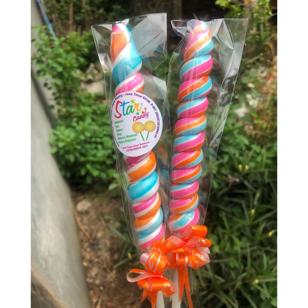 

Permen lolipop murah spiral -+ 60gr 3000/Pcs