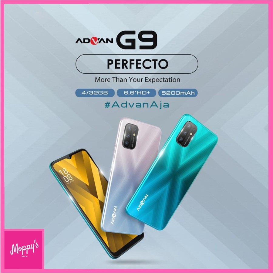 ADVAN G9 PERFECTO RAM 4GB ROM 32GB GARANSI RESMI ADVAN
