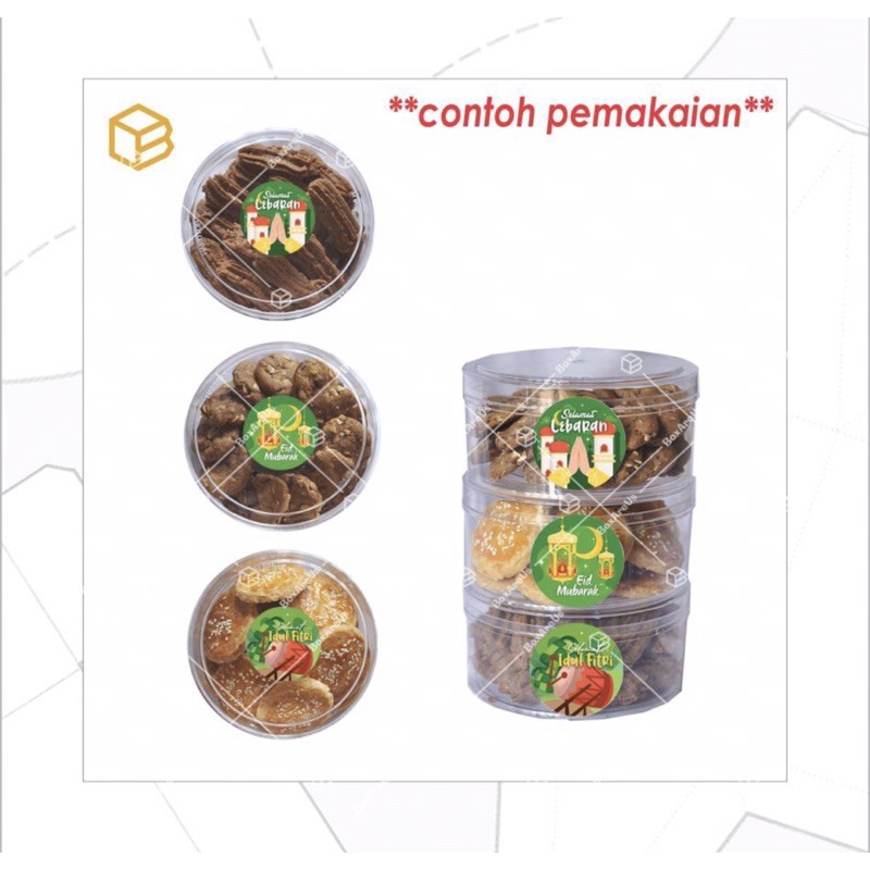 

Sticker Lebaran Stiker Label Idul Fitri Toples Kue Kering Hiasan Kertas Tempel medan