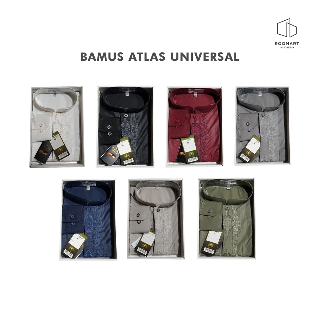 Baju Muslim Atlas Lengan Panjang Baju Koko Baju Muslim Pria