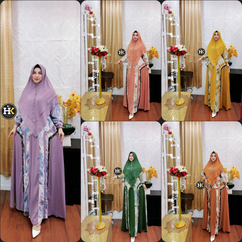 HAJAR ASWAT SYAR'I THE SERIES BY HK Dermawan ORI Gamis Hijab Kekinian Terlaris Original Best Seller 