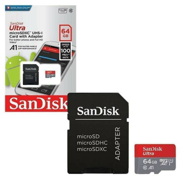 Micro sd sandisk 64gb