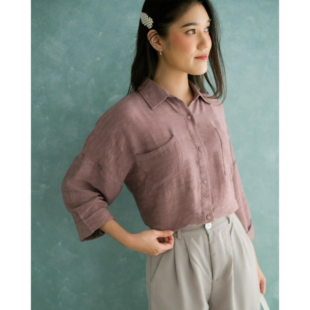 Myrubylicious FAWIJA SHIRT KODE LK2427| KEMEJA | KEMEJA WANITA | KEMEJA CRINCLE