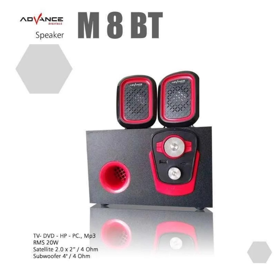 Trend-Speaker Advance M8 Bluetooth Bass Subwoofer / Speaker Aktif bass