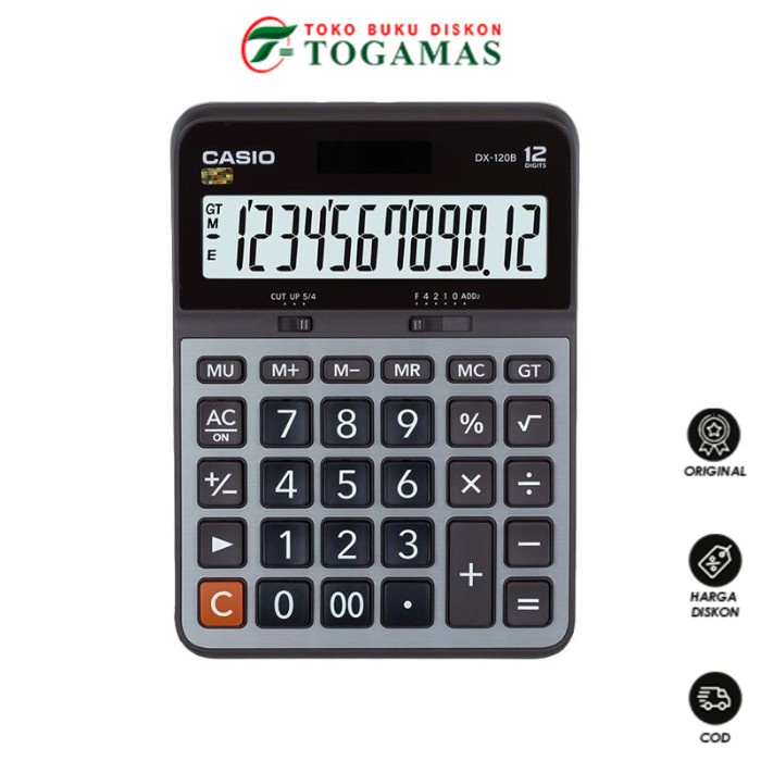 

READY !! KALKULATOR CALCULATOR DX-120B CASIO