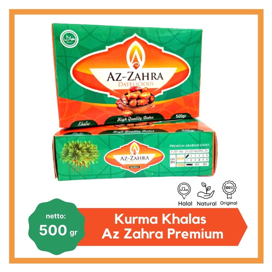 

KURMA KHALAS PREMIUM AZ ZAHRA 500 GRAM