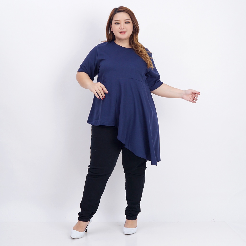 Atasan Jumbo Blouse Bigsize Wanita New Arrival XXXL 025