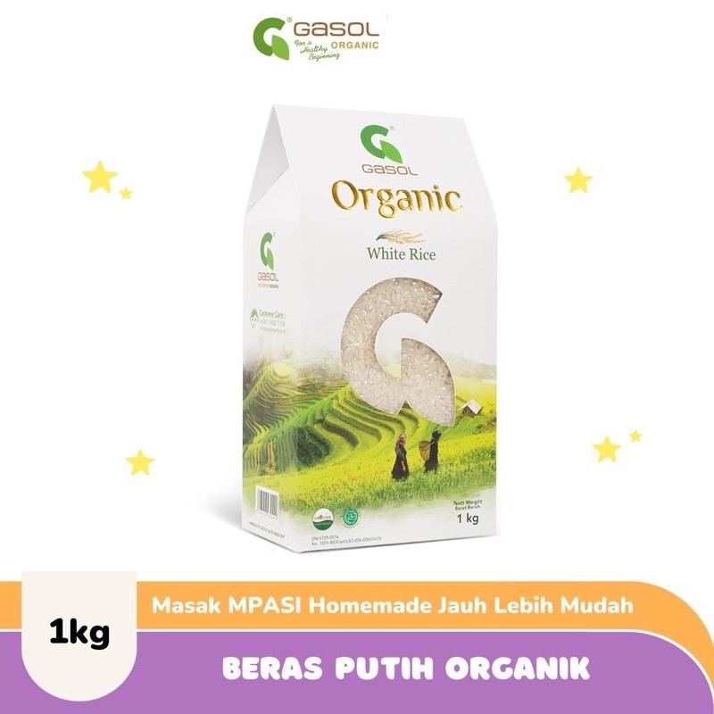 

Gasol Beras Putih Organik / Organic Rice 1 kg