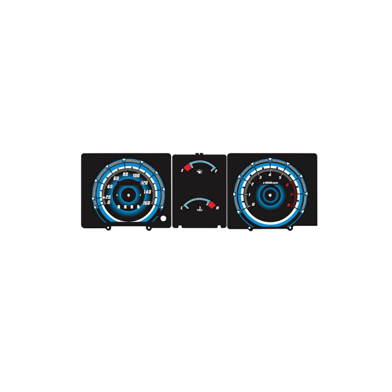 Papan panel speedometer|spidometer custom Kijang Grand Extra