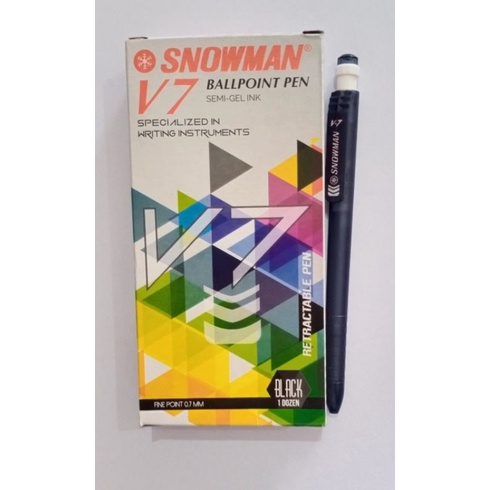 

(Per Pcs) Pulpen Snowman V7 0.7mm