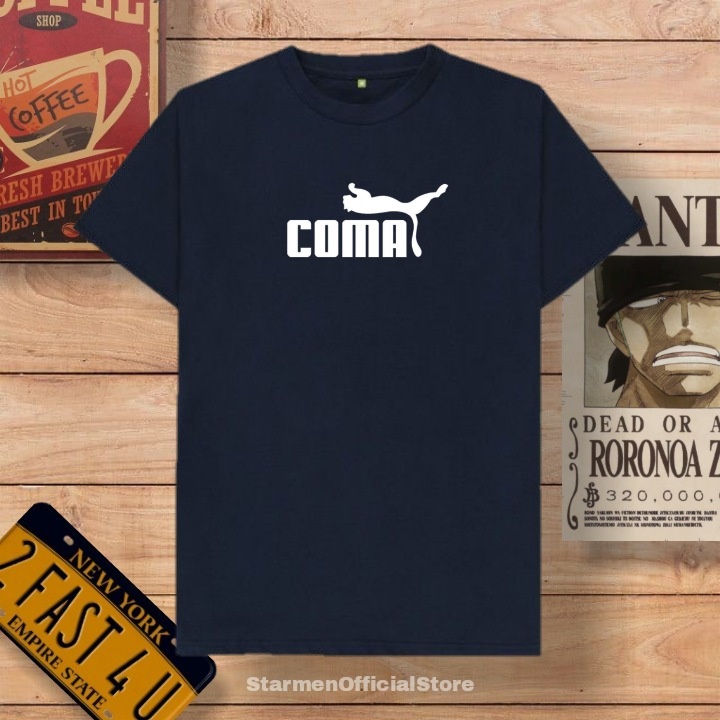 Kaos Distro Unisex COMA Katun Combed 30s / sablon polyflex /polyflex premium / Pakaian Pria Wanita Atasan Cowok Cewek /kaos kekinian / kaos viral / tshirt tumbrl tee basic /SIZE M , L , XL , XXL / kaus oblong oversize kaos murah best seller ready