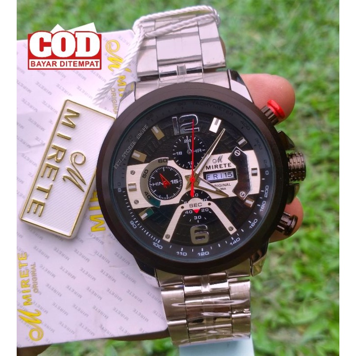 JAM MIRETE ORIGINAL JAM PRIA ANALOG TAHAN AIR FREE  BATRAI_JAM TANGAN COWOK RANTAI STAINLIS STEL JAM TANGAN PRIA WATER RESISITANT, JAM TANGAN IMPORT PRIA MODEL TERBARU_JAM TANGAN PRIA TERLARIS TAHAN AIR