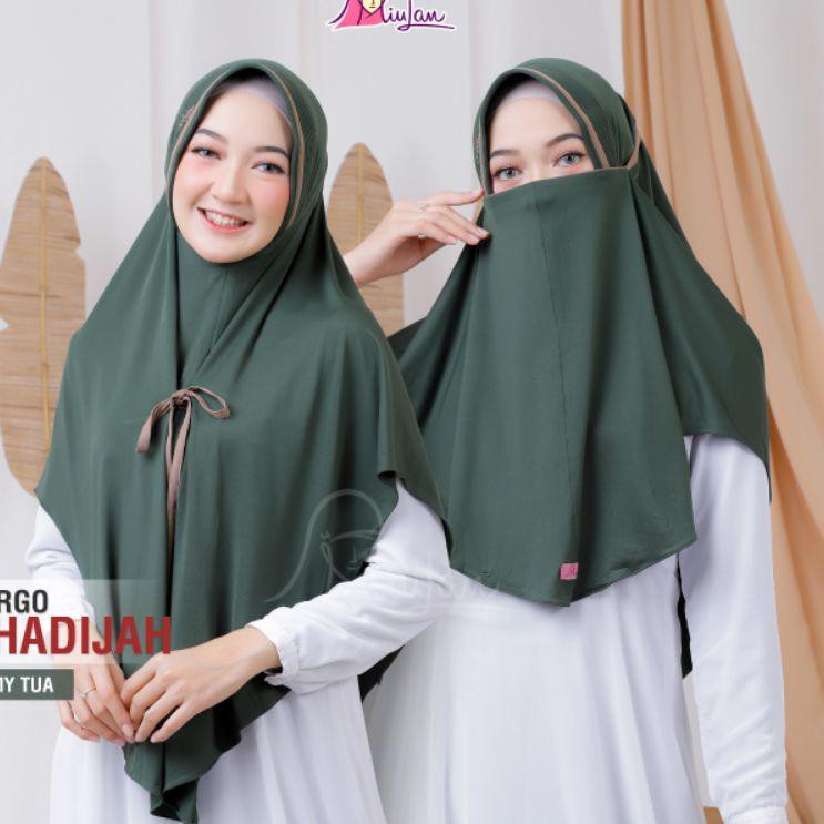Hot Item Jilbab masker | bergo jumbo masker | bergo khadijah miulan | masker miulan ,.,