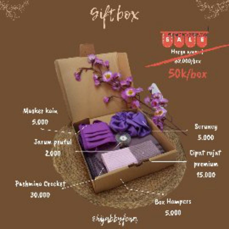 

GIFT BOX//PAKET HAMPERS//PAKET HEMAT 55k