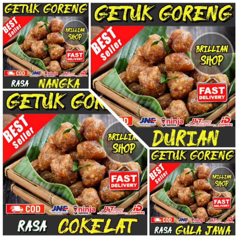 

Getuk Goreng Kombinasi 4 Rasa 1 Kg