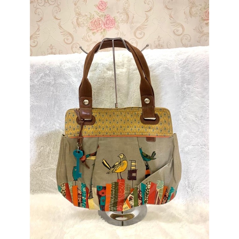 PRELOVED Fossil Keyper bird original