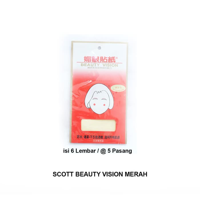 Best Seller Scot mata beauty vision Merah