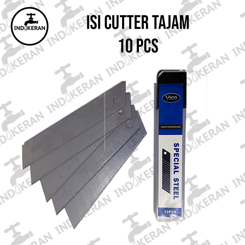 INDOKERAN - Isi Cutter 18 MM - 10 Pcs - High Quality