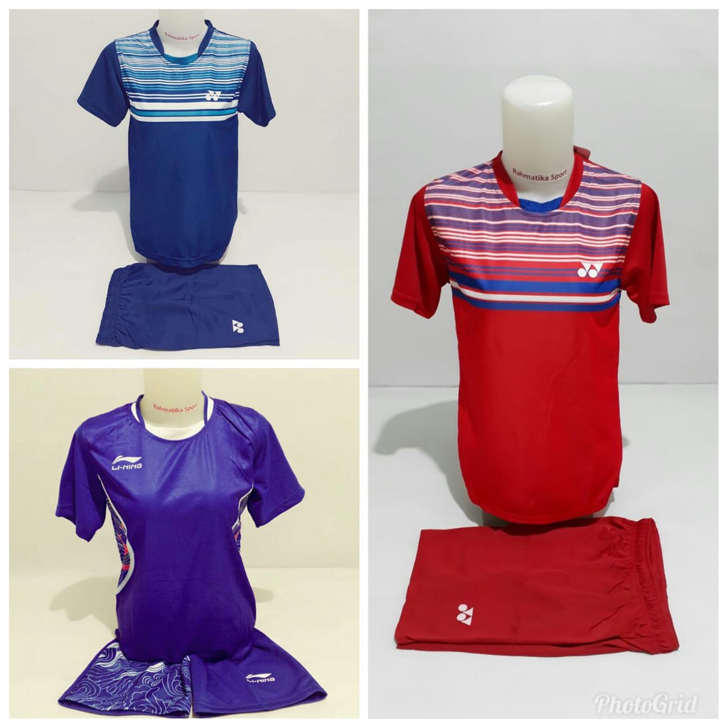 Jersey Kaos Badminton Tenis Pingpong Olahraga (Size Anak)
