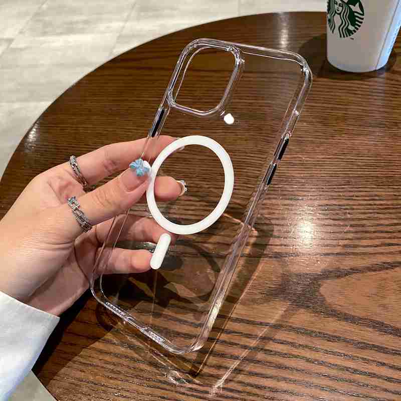 Case Handphone Magnetik Wireless Charging Bahan Metal Untuk iphone 12 Pro MAX 13 Pro MAX