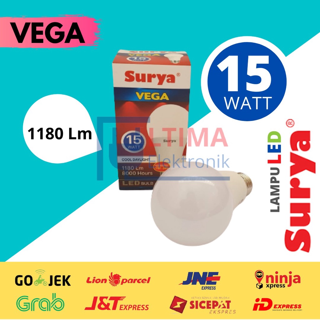 Lampu LED Surya Vega 15 Watt LED Bulb Bohlam LED 15 watt