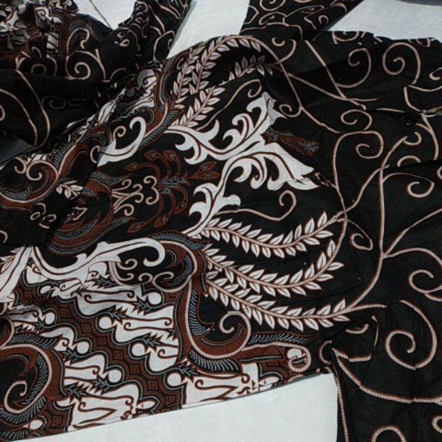 Baju Batik Pria Gus Azmi Syubbanul Muslimin Batik Katun Halus Hadroh Azzahir Hilwa Ala Santri Modern