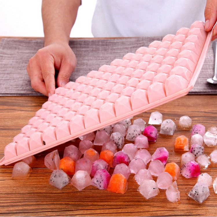 [CLASHOP]Cetakan Es Batu Kubus Kotak Diamon Jelly Agar Ice Cube Tray