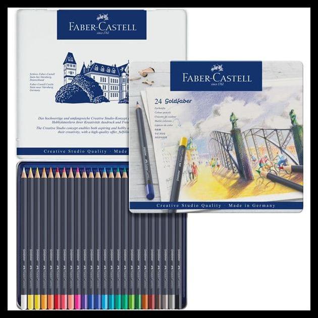 

Faber Castell Goldfaber Colour Pencils Tin Set 24