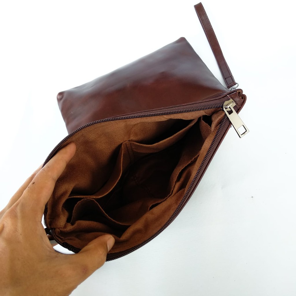 Clucth Kulit NEPTA Cowok Cewek Pria Wanita Laki Perempuan - Originale Leather Clucth
