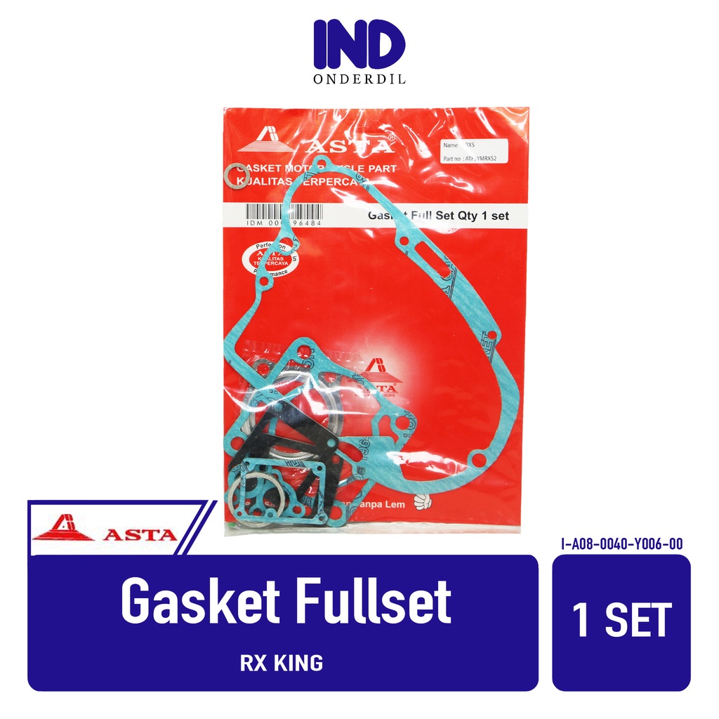 Gasket Perpak-Fullset-Topset Paking-Packing Full-Top-Set RX King-K-RXK Lama-Old-RXS-RX S-Spesial Merk Asta
