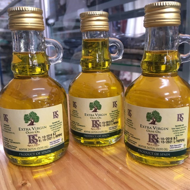 

MINYAK ZAITUN RS | EXTRA VIRGIN OLIVE OIL IMPOR DARI SPANYOL 90ml ASLI