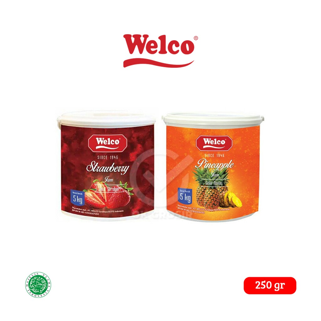 

Selai Asli Welco Strawberry (250gr)