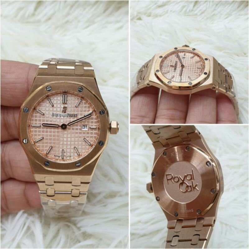 jam tangan wanita ap batre stainless tali rante kualitas original