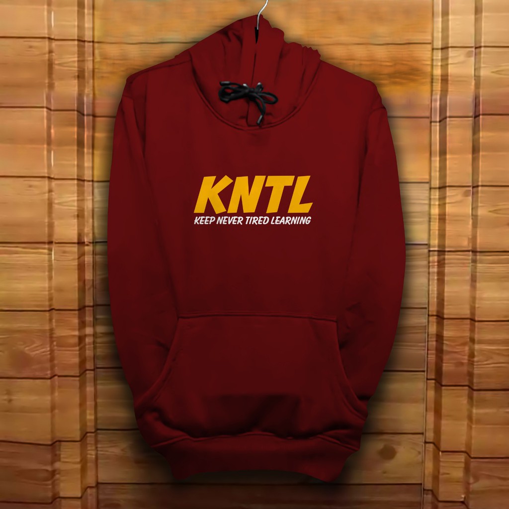 Hoodie Pria / Hodie Pria / Jaket Pria / Sweater Hoodie KNTL (KEEP NEVER TIRED LEARNING)