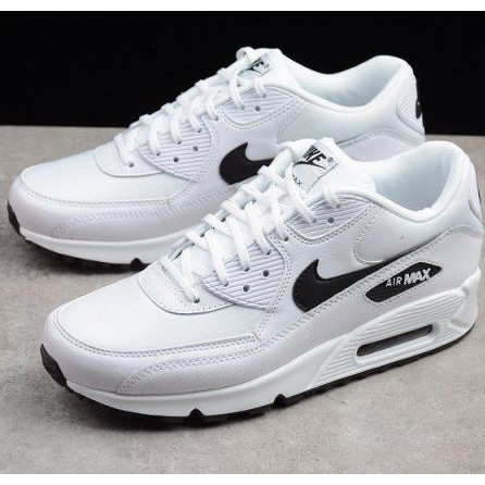 Sepatu Nike Air Max 90 Airmax White Black Putih Hitam Premium Murah