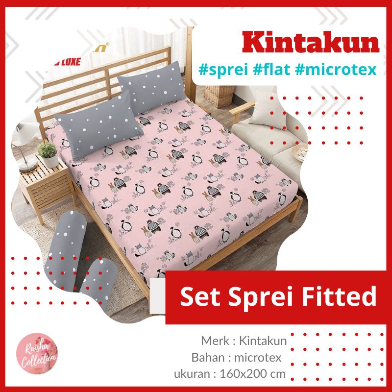 RC Kintakun Sprei Ukuran 160x200 Widia Bunny Bimala Eva Mahika Puspa Lopika Malika Naraya