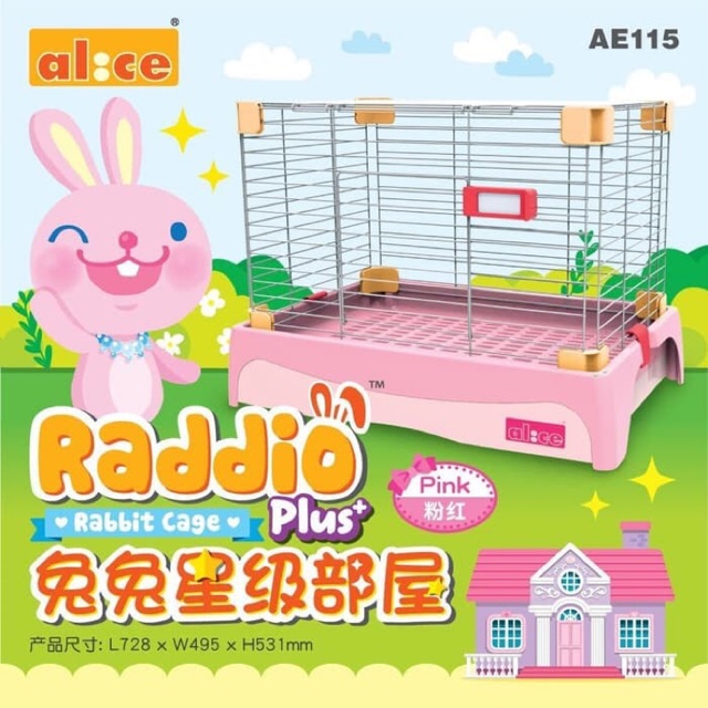 KANDANG KELINCI RADDIO PLUS by ALICE/kandang kelinci guinea pig chinchilla