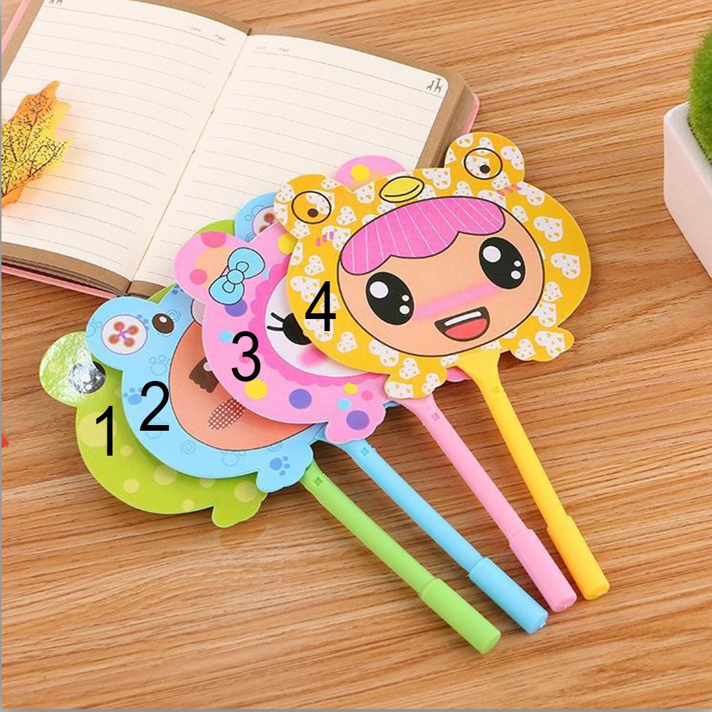 

Pena Pulpen Gel Kipas / Pena Kipas Animal & Buah / Pulpen Kipas Karakter Lucu Souvenir