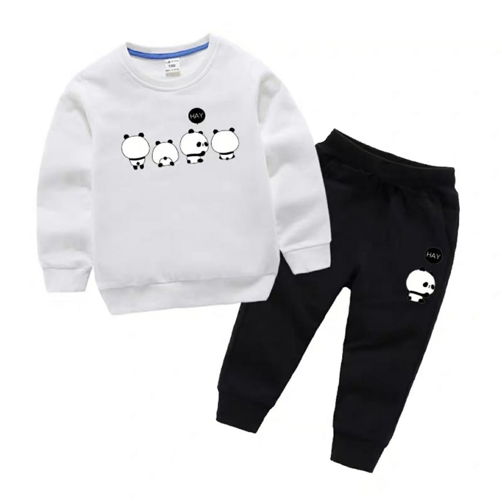 BISA COD / ALIPIO781 - STELAN HAY PAN KIDS / sweater + jogger anak laki laki / fashion anak