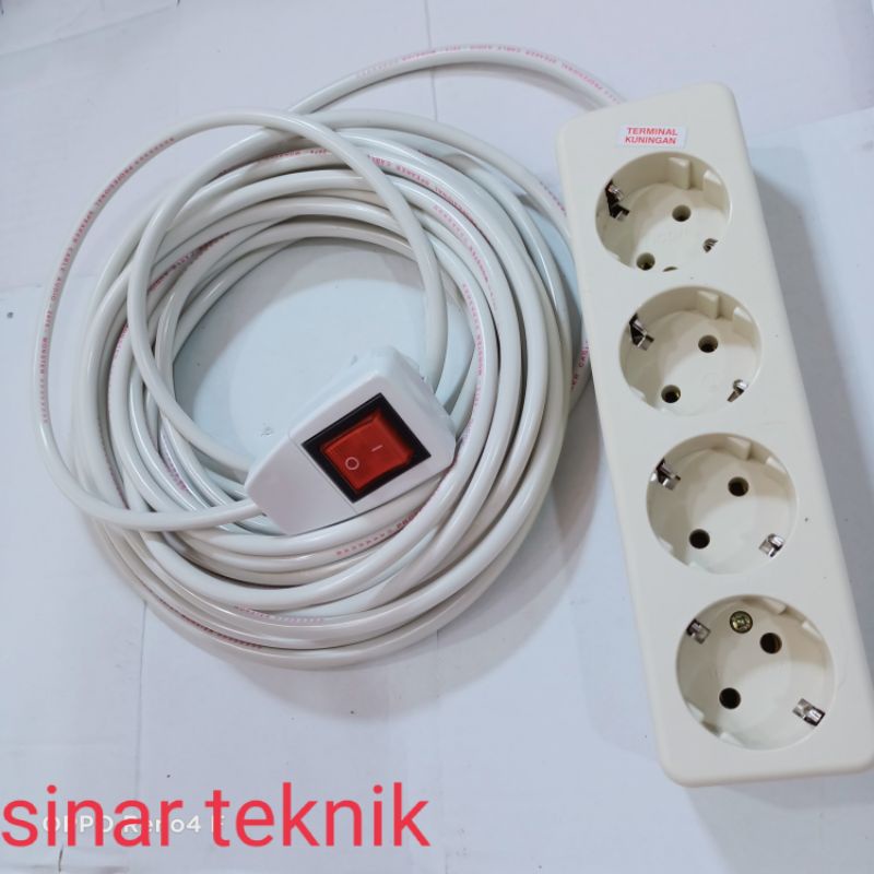 Stopkontak uticon 1, 2, 3, 4, 5, 6 Lubang/Steker lampu on off /kabel 1,2,3,4,5,7,8,10 Meter