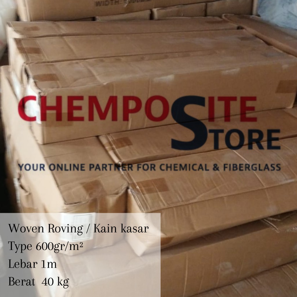 Jual Woven Roving Fiber Glass Kain Kasar Serat Fiberglass Anyaman