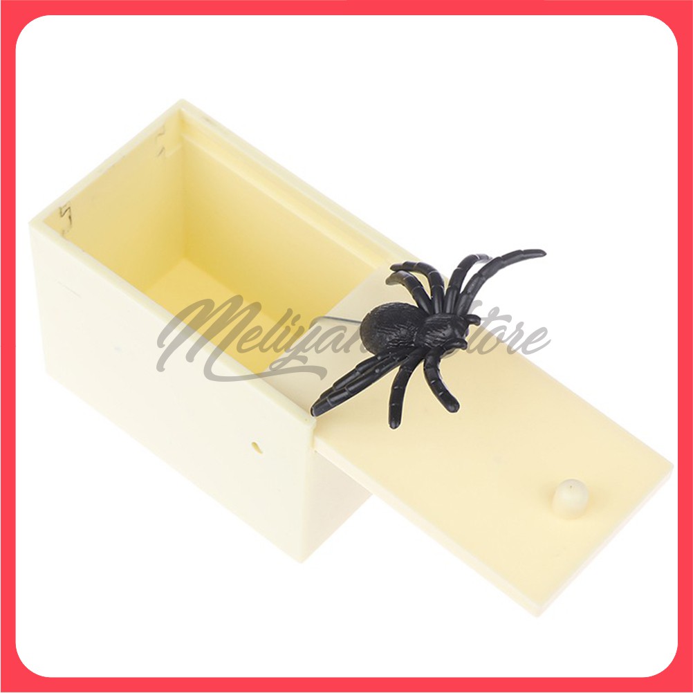 ORIGINAL Spider Prank Box Scare Box Funny Gag Toy Hadiah Ulang tahun Prank