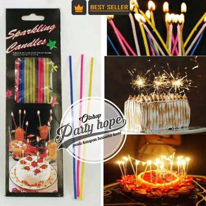 Lilin Ultah Kembang Api / Fireworks Candle / Lilin Mercon