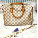 tas LV Azzur Speedy 30 mirror vvip