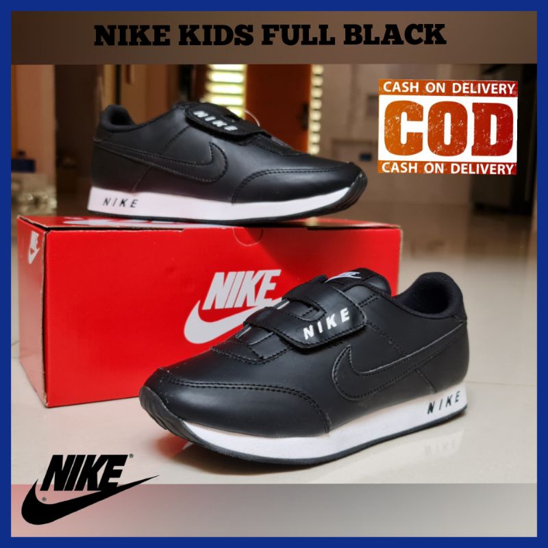 SEPATU ANAK SEKOLAH JUNIOR SIZE 32 - 37 USIA 5 - 10 TAHUN /SEPATU SEKOLAH ANAK HITAM /SEPATU ANAK LAKI-LAKI DAN PEREMPUAN UNISEX