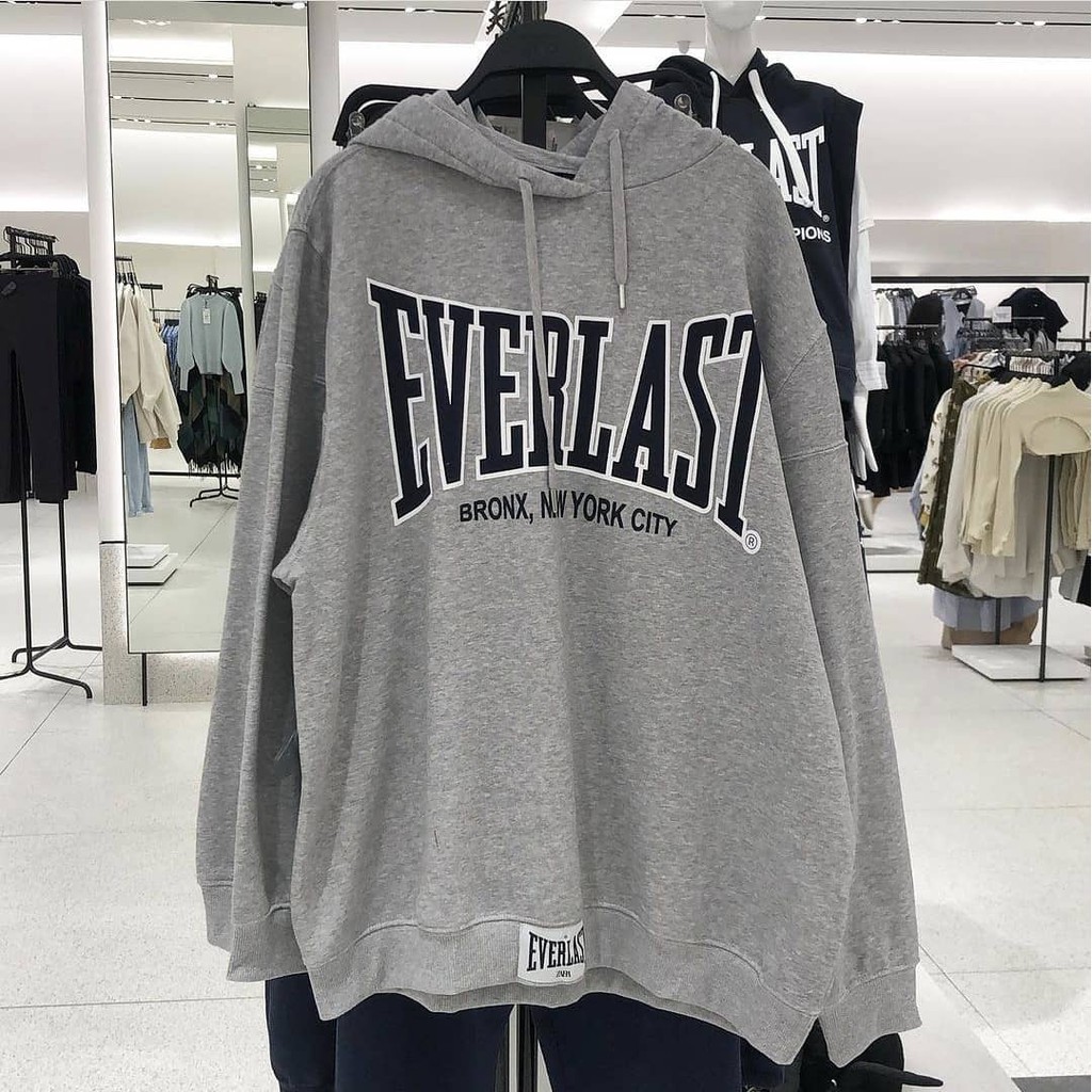 HOODIE UNISEX EVERLAST FLEECE PREMIUM - KOREA STYLE PREMIUM TERBARU,